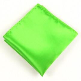 Illuminous Green Pocket Square For Men