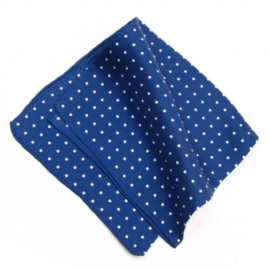 Deep Blue Polka Dot Pocket Square