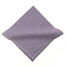 Lavender Stripe Pocket Square