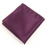 Plumb Coloured Pocket Square For Men